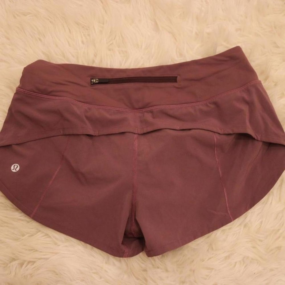 Lululemon purple short shorts - Picture 2 of 2